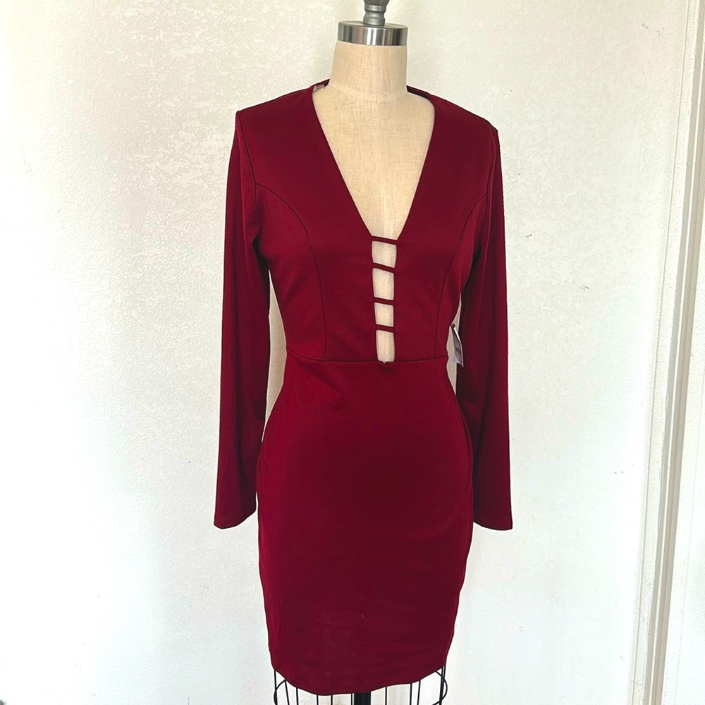 Open front with V neck